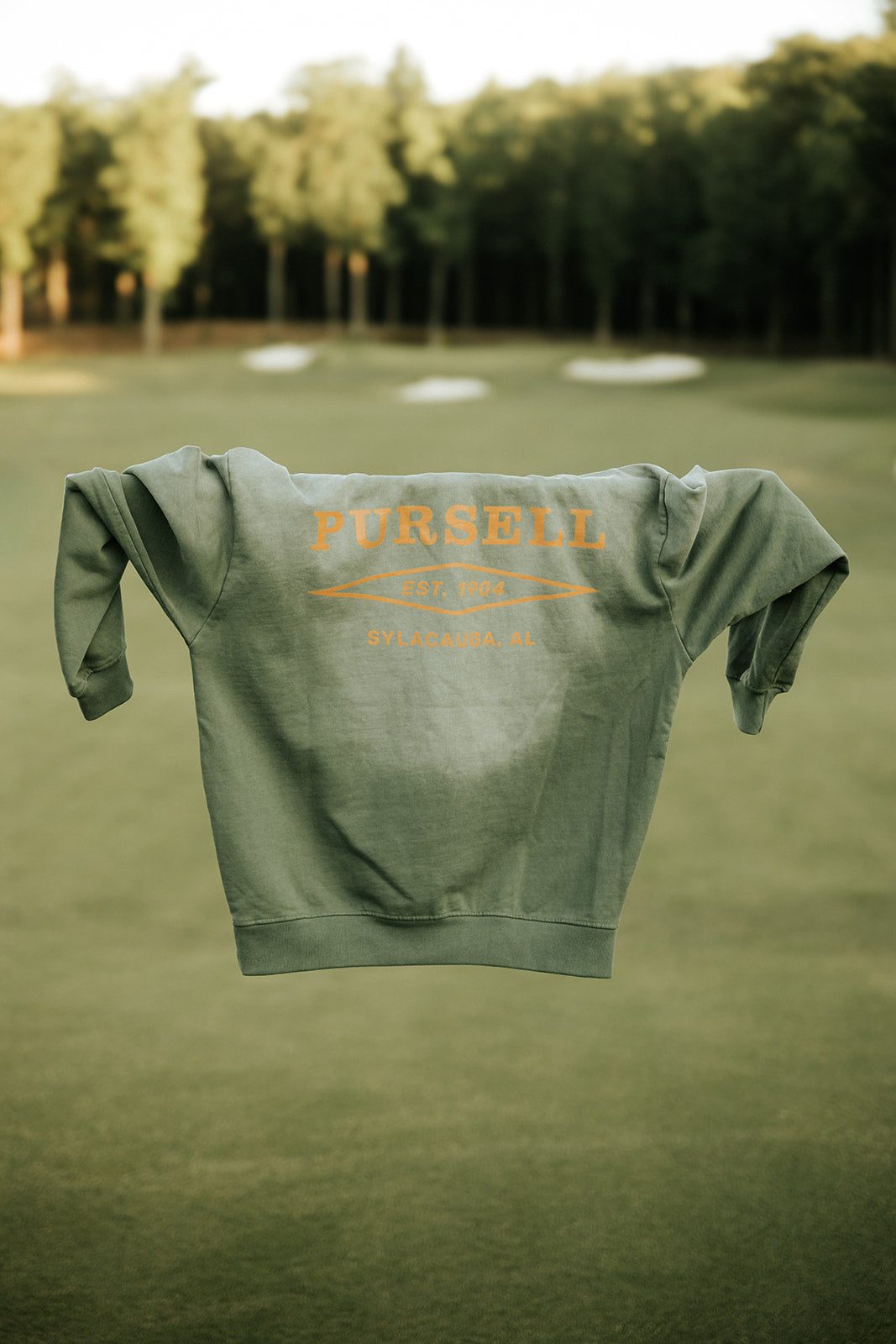 Garment Dyed Green Hoodies